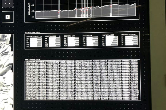 a black and white poster with a bunch of diagrams on it